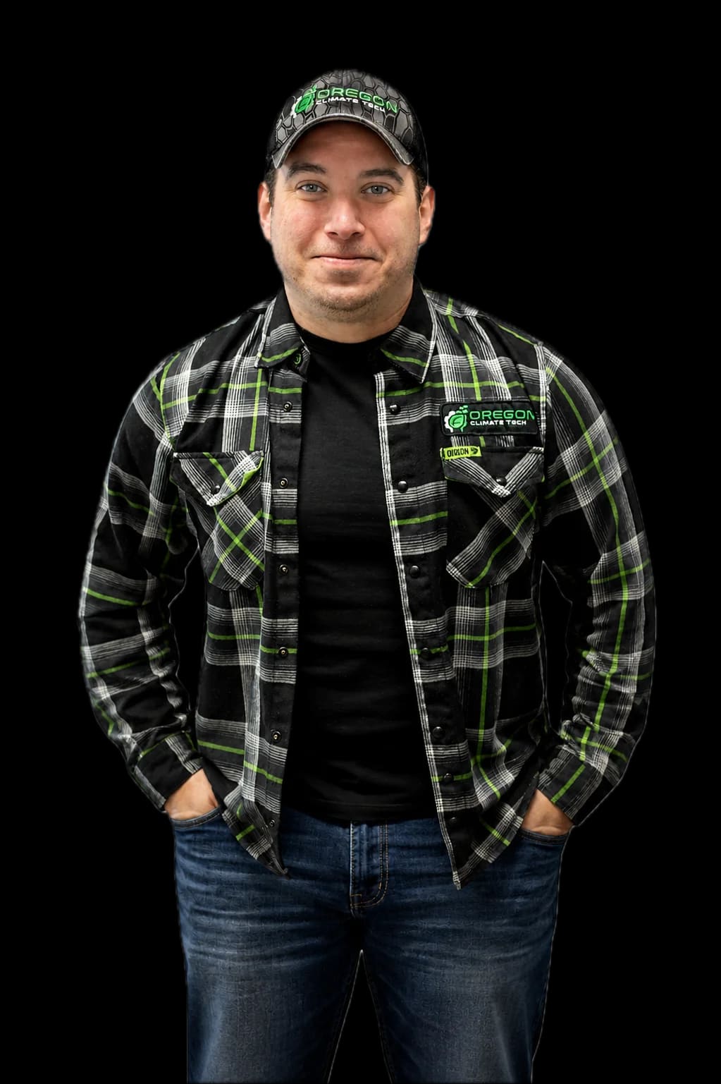 Casey, an Oregon Climate Tech HVAC installer.